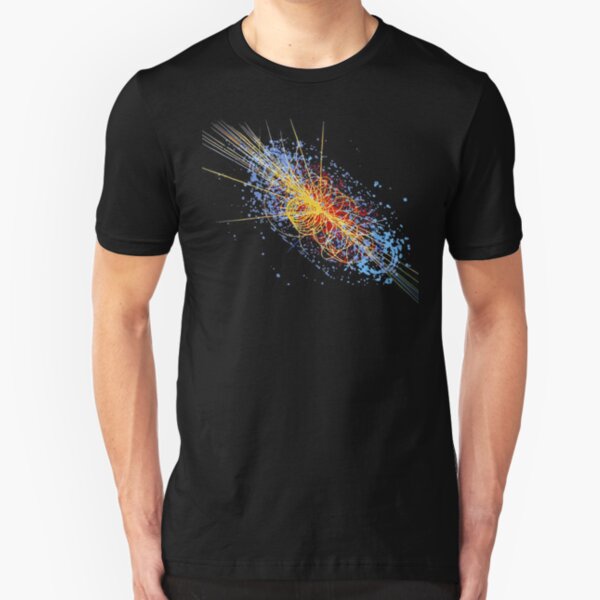 Higgs Boson Elementary Particle Physics Theory God Particle Science Subatomic Revolutionary Slim Fit T-Shirt