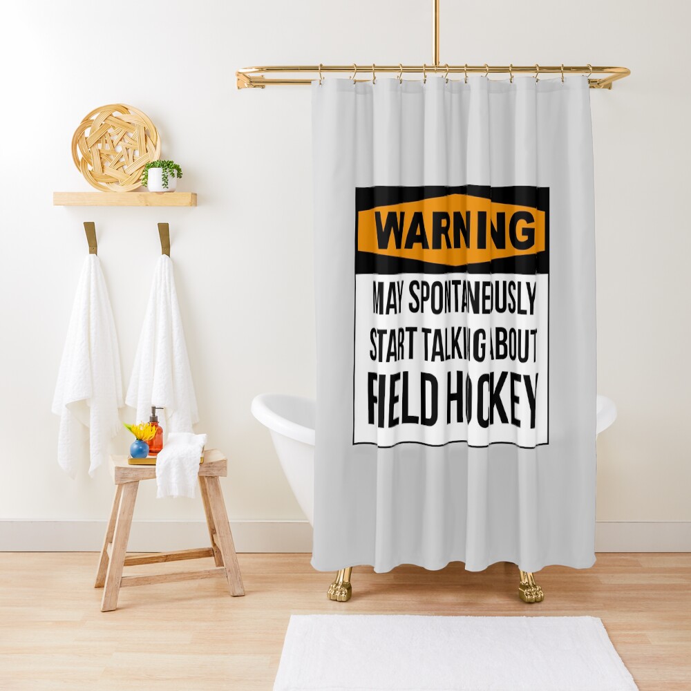 Field Hockey Shower Curtain By Silverorlead Redbubble