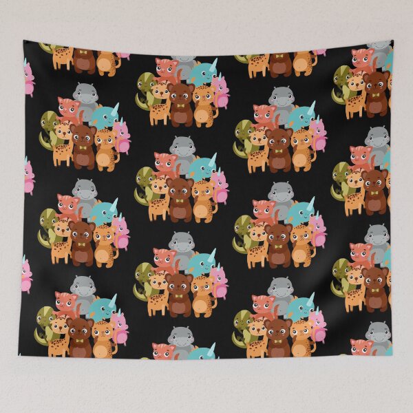 Item preview, Jungle animals jungle panther monkey elephant giraffe zoo animals zook artwork animals designed and sold by Mark Sukra.