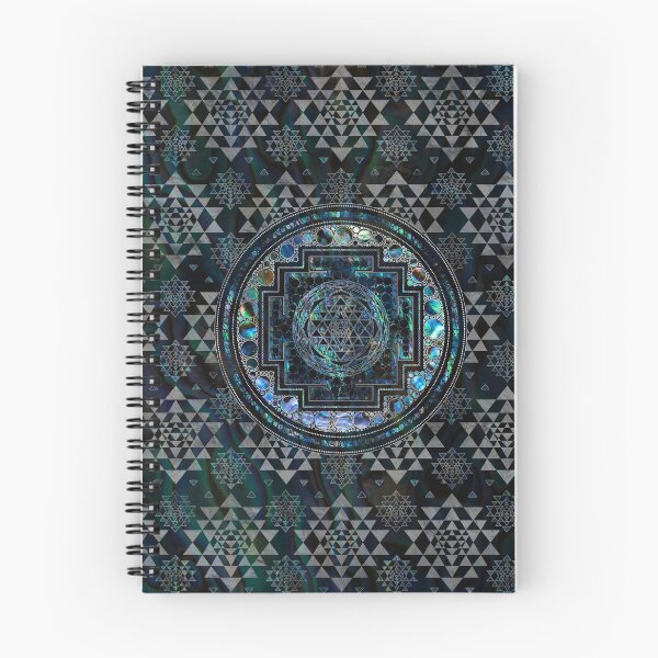 Item preview, Sri Yantra  / Sri Chakra Abalone Shell and Silver designed and sold by k9printart.