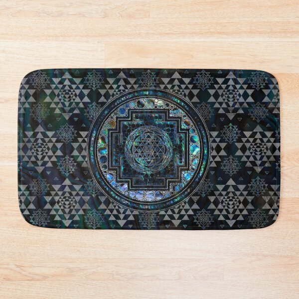 Item preview, Sri Yantra  / Sri Chakra Abalone Shell and Silver designed and sold by k9printart.