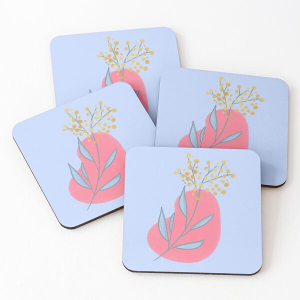 Item preview, Native florals - Wattle designed and sold by Hannah Kallady Illustration.