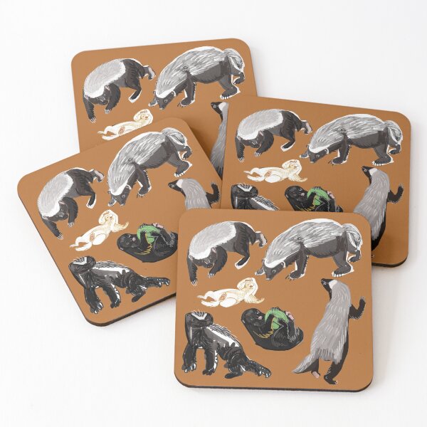 Item preview, Ratel Honey Badger designed and sold by belettelepink.