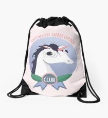 Awkward Unicorns Club Drawstring Bag