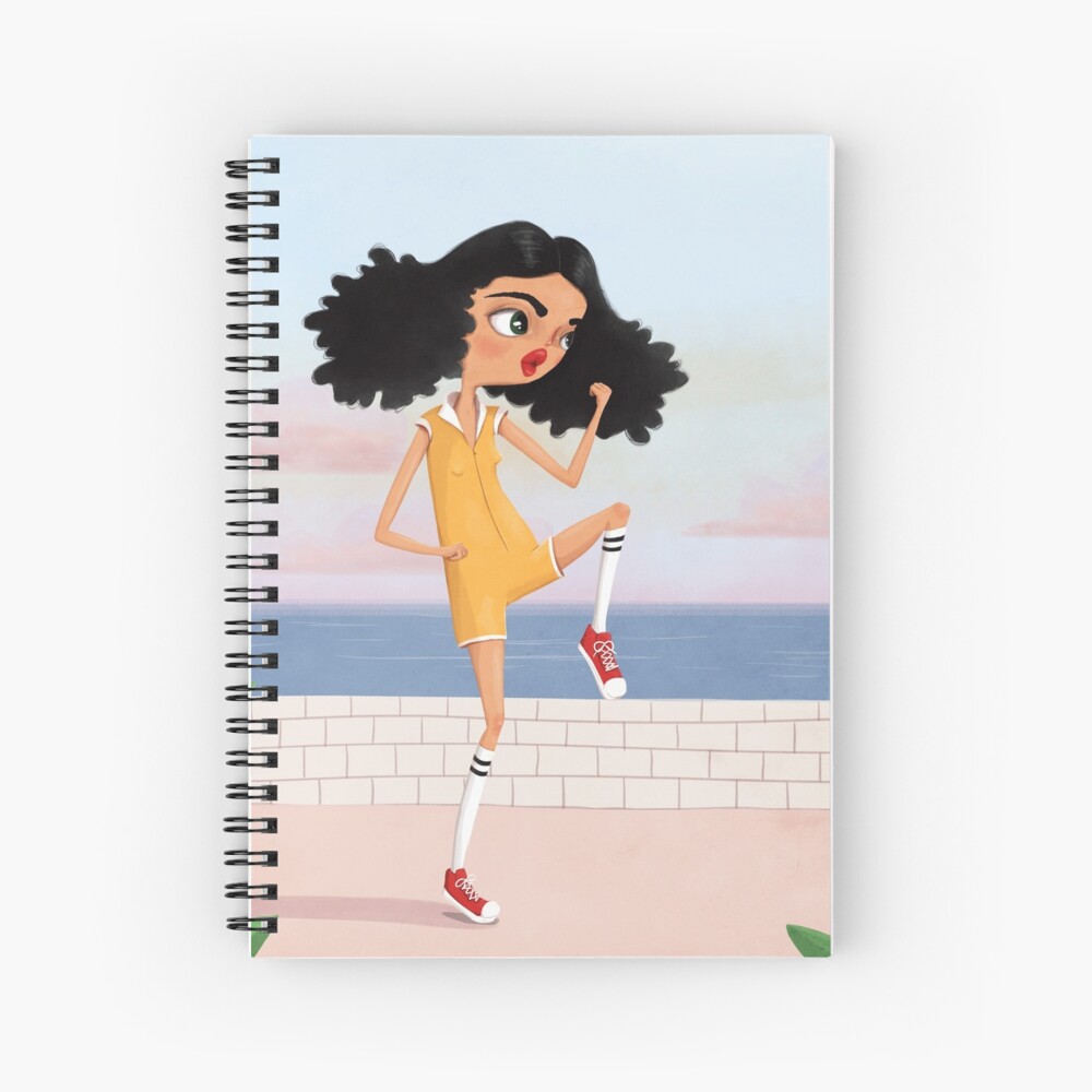 Vista previa del artículo con la obra «Cuaderno de espiral», diseñado y vendido por agrapedesign.