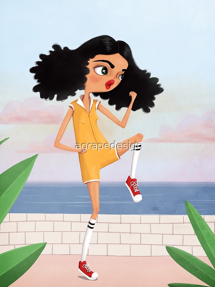 Imagen 5 de 5, Camiseta gráfica con la obra Josie, diseñada y vendida por agrapedesign.