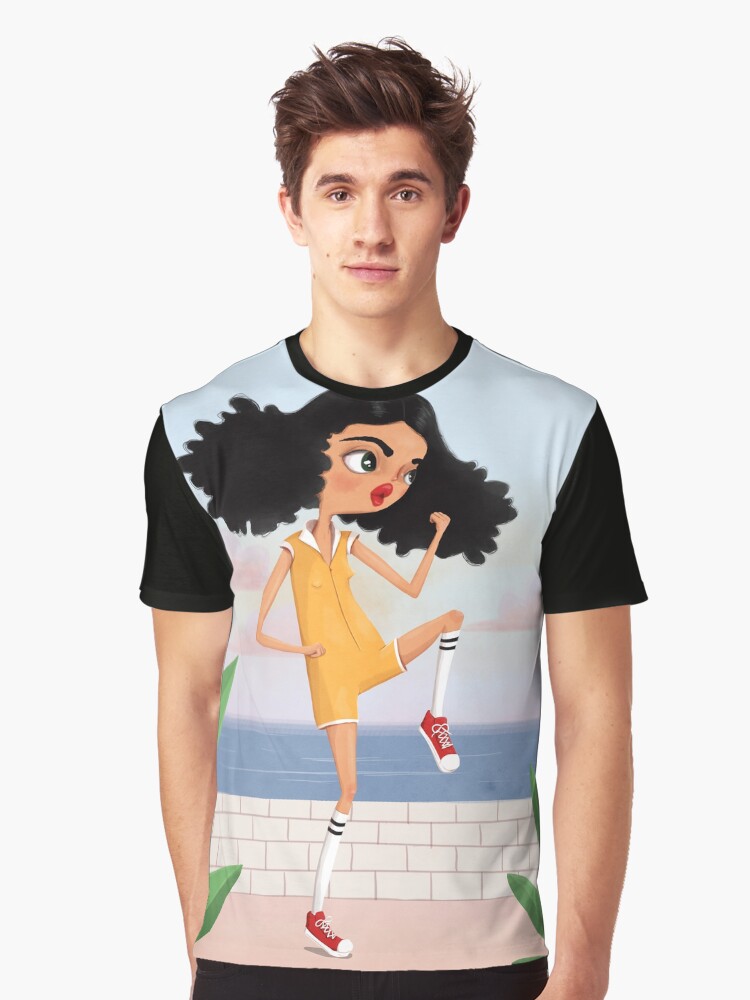 Imagen 1 de 5, Camiseta gráfica con la obra Josie, diseñada y vendida por agrapedesign.