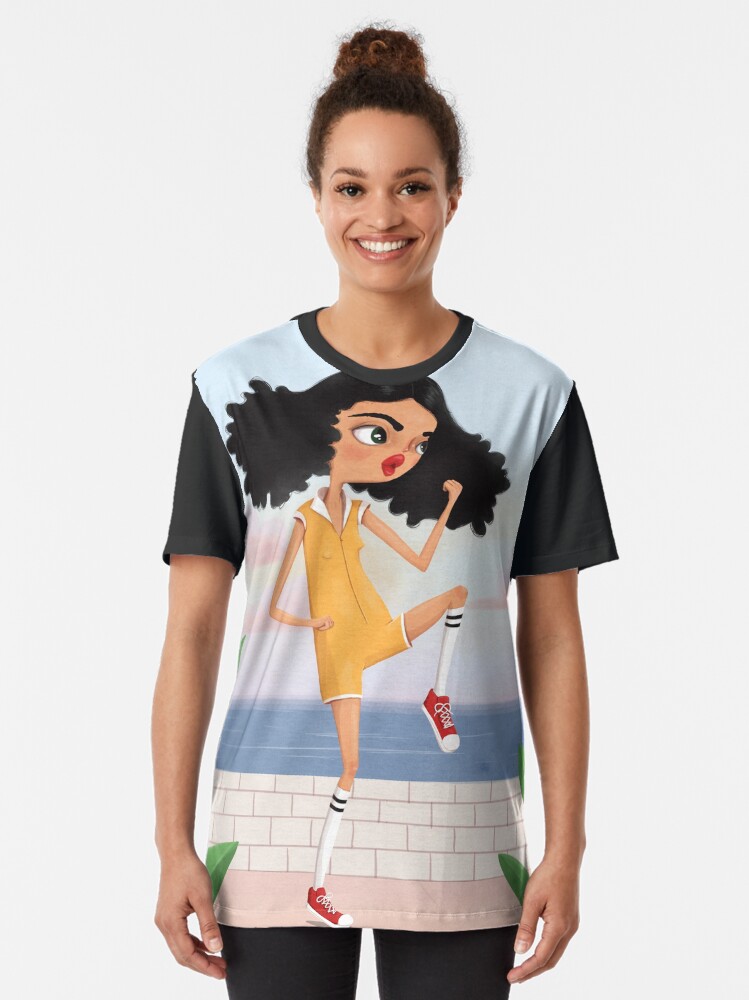 Imagen 2 de 5, Camiseta gráfica con la obra Josie, diseñada y vendida por agrapedesign.