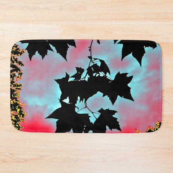 Item preview, Silhouette Leaves with Eclectic Background designed and sold by Olympia Ellinas.