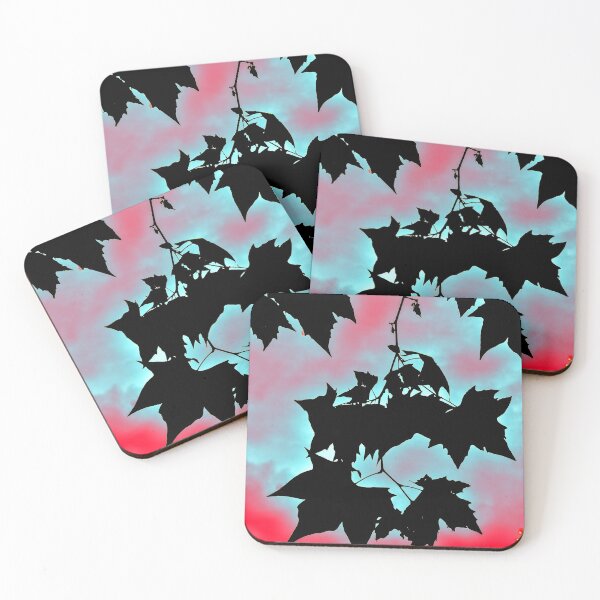 Item preview, Silhouette Leaves with Eclectic Background designed and sold by Olympia Ellinas.
