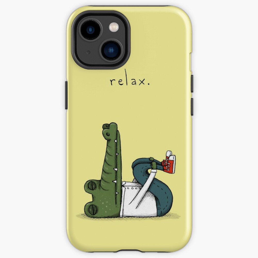 Disover Crocodile with anxiety | iPhone Case