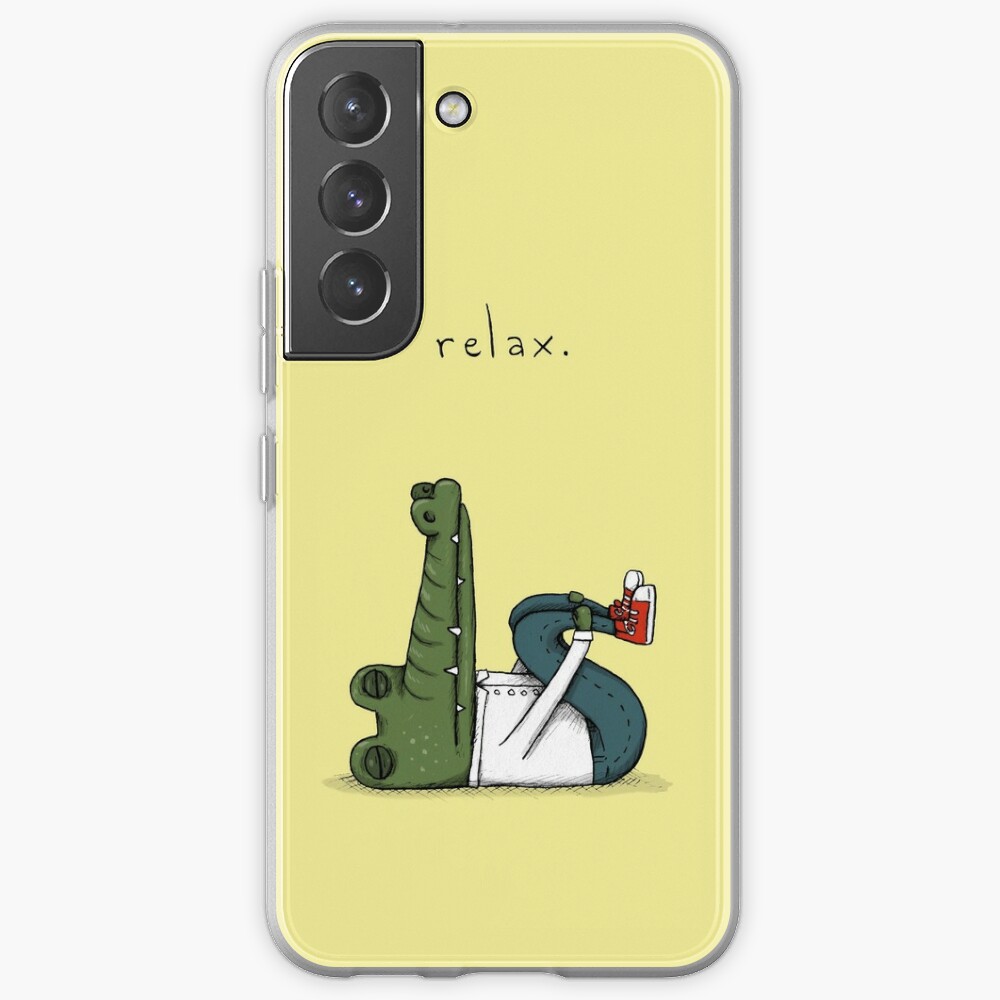 Disover Crocodile with anxiety | Samsung Galaxy Phone Case