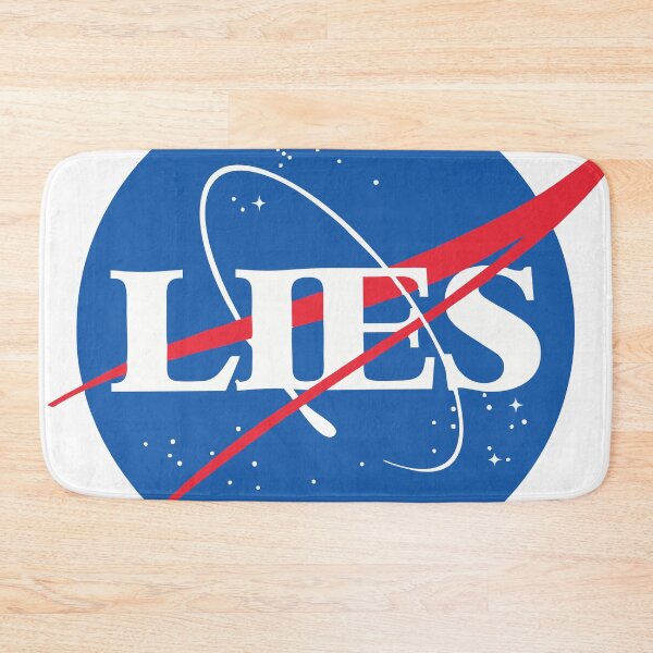 Item preview, NASA LIES (Flat Earth) designed and sold by FlatEarthBiz.