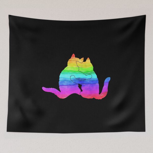 Item preview, Colored cats designed and sold by saechla.