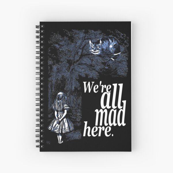 Item preview, We Are All Mad Here - Alice In Wonderland Quote designed and sold by maryedenoa.