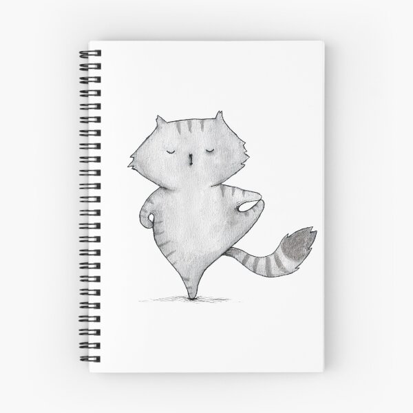 Item preview, Yoga pose cat designed and sold by agrapedesign.
