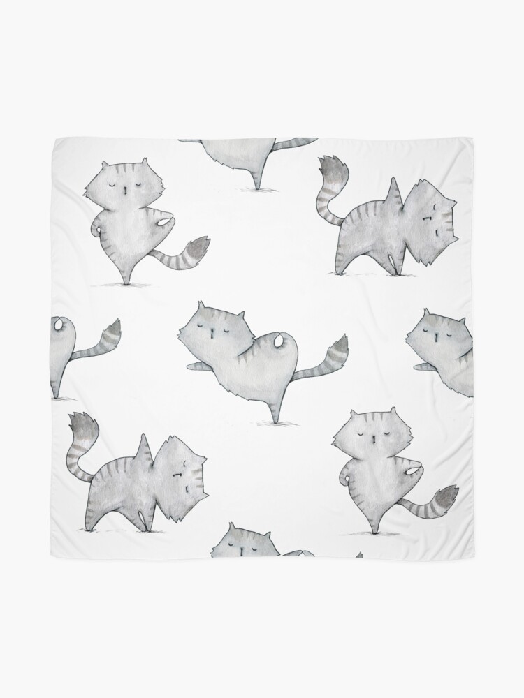 Alternate view of Yoga cat Scarf