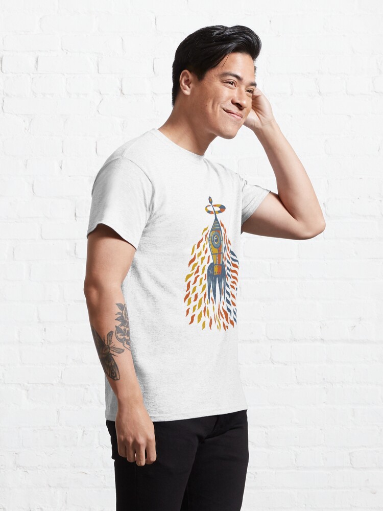 Alternate view of Self-firing rocket Classic T-Shirt