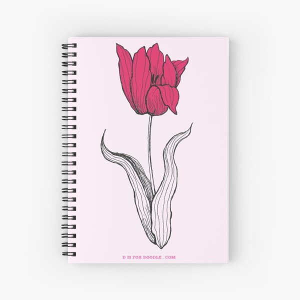 The Amazing Tulip in Bloom Spiral Notebook