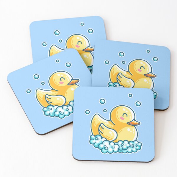 Item preview, Kawaii Cute Bath Rubber Duck designed and sold by Flaming Imp.