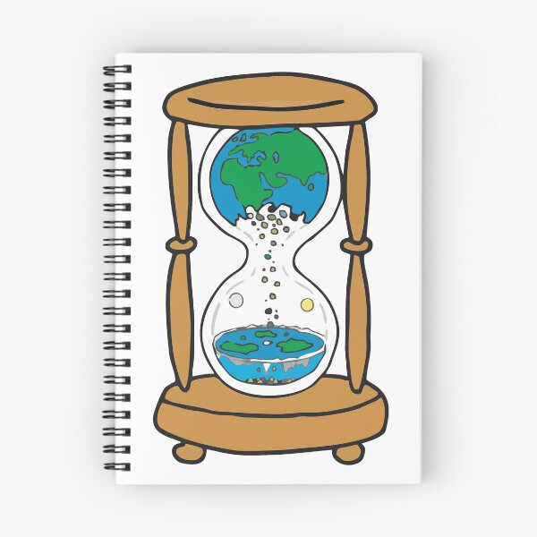 Item preview, Flat Earth Hourglass - It's Time! designed and sold by FlatEarthBiz.