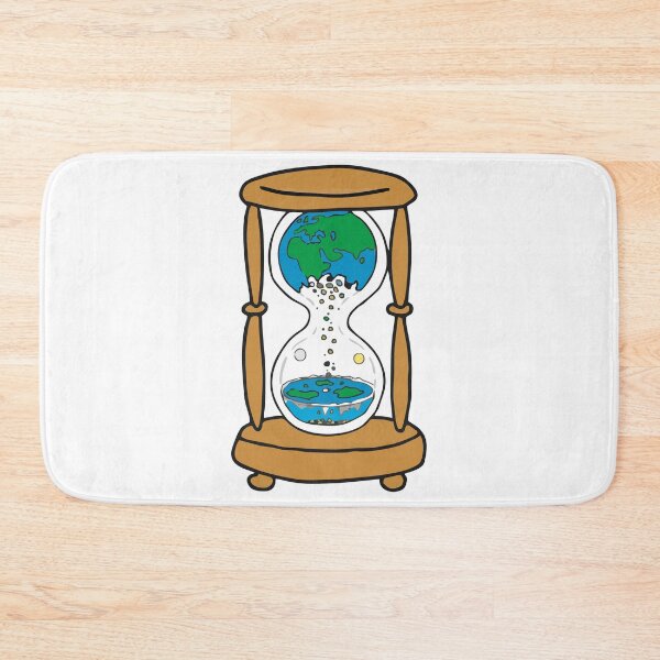 Item preview, Flat Earth Hourglass - It's Time! designed and sold by FlatEarthBiz.