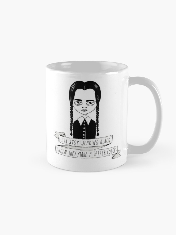 Wednesday Addams Coffee Glass Tumbler