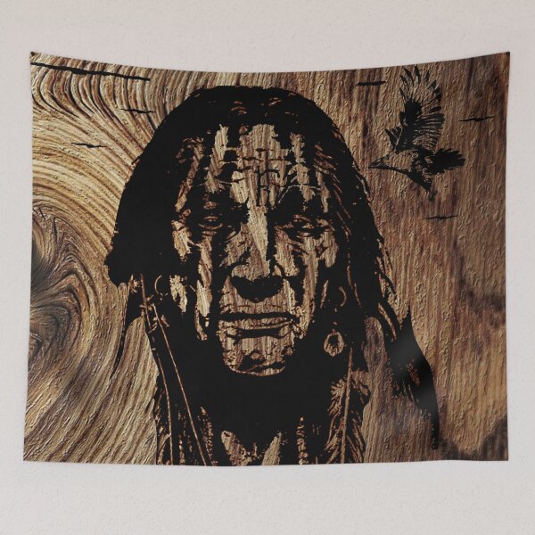 Item preview, APACHE ALCHESAY GREAT WHITE MOUNTAIN  LEADER designed and sold by johnnyssandart.