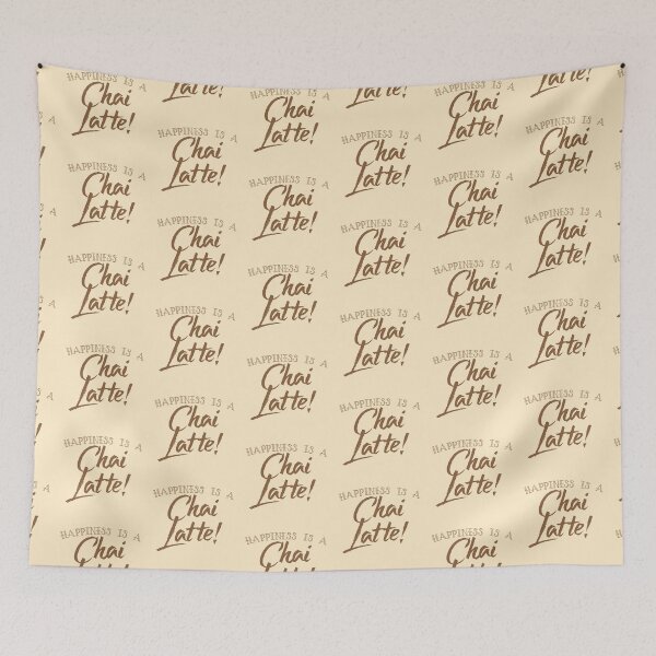 Item preview, Happiness is a chai latte designed and sold by jazzydevil.