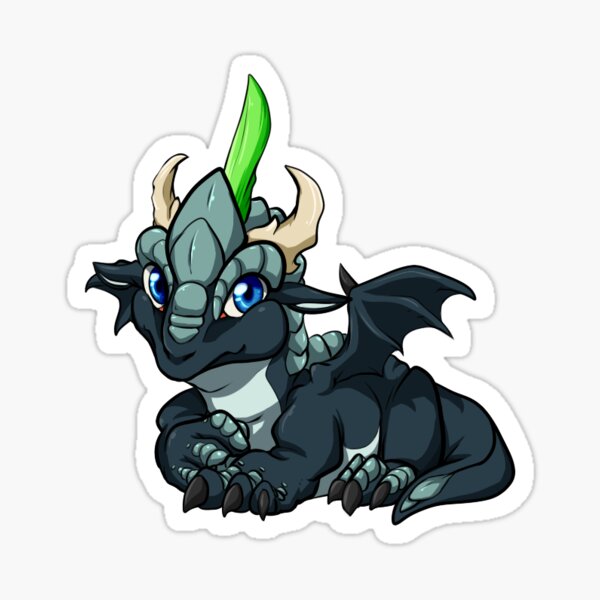Chibi Fidelia the Dragon Sticker