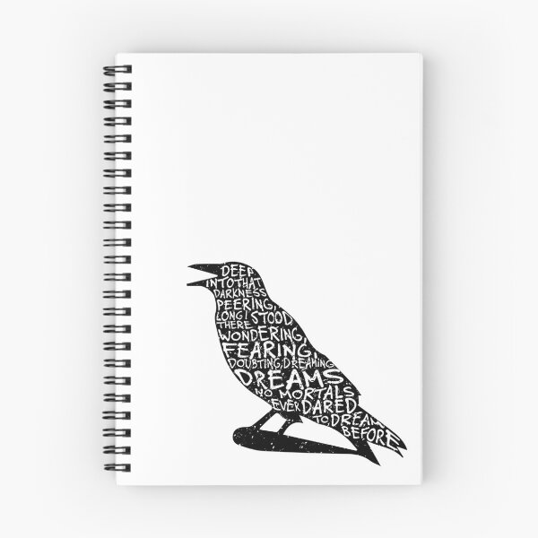 Item preview, Quoth the Raven - Edgar Allen Poe Raven Quote designed and sold by the50ftsnail.