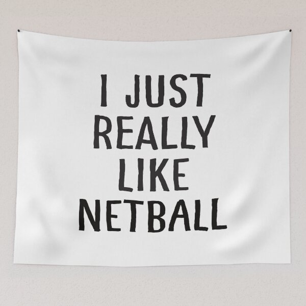 Item preview, I Just Really Like Netball designed and sold by teesaurus.