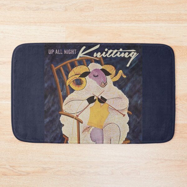 Item preview, Vintage Knitting Poster designed and sold by Sasha Art Gallery.