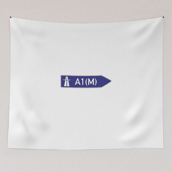 Item preview, A1M uk motorway sign designed and sold by qlobba.