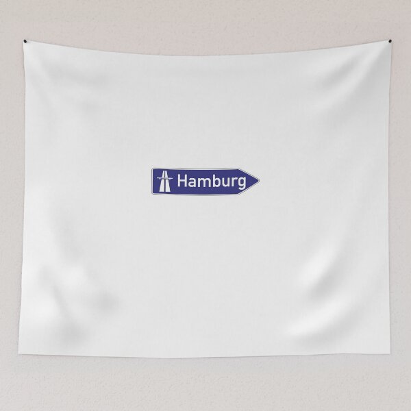 Item preview, Hamburg autobahn sign designed and sold by qlobba.