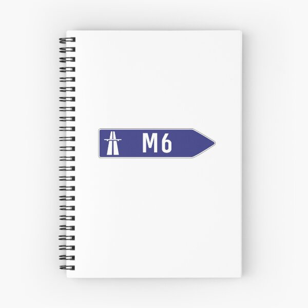 Item preview, M6 uk motorway sign designed and sold by qlobba.