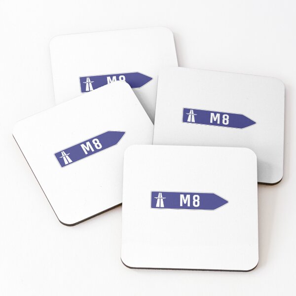 Item preview, M8 uk motorway sign designed and sold by qlobba.