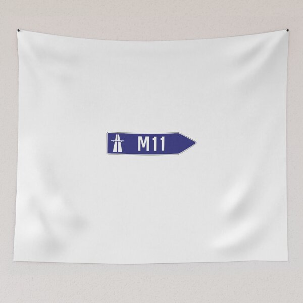 Item preview, M11 uk motorway sign designed and sold by qlobba.