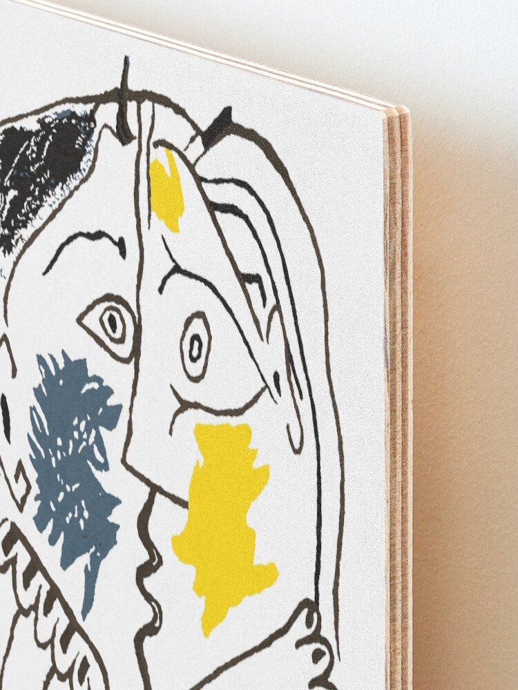 Alternate view of Pablo Picasso The Kiss 1979 Artwork Reproduction For T Shirt, Framed Prints Mounted Print