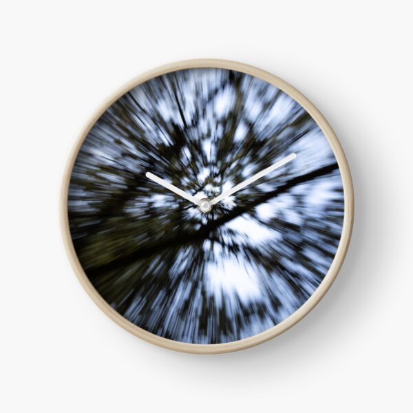 Zoomed Treetops Clock