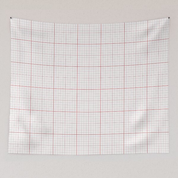 Item preview, Red Graph Paper Pattern designed and sold by kapotka.