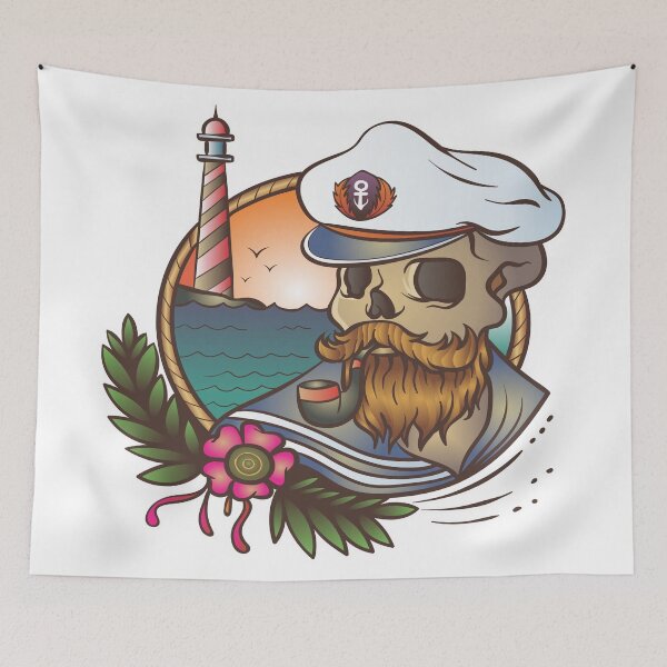 Item preview, Sailor Skull designed and sold by Ochic.