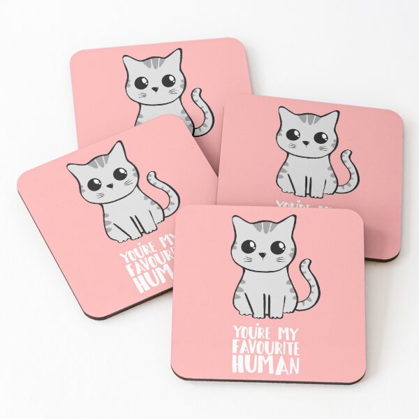 Item preview, Grey Cat - You're my favourite human designed and sold by JTBeginning-x.