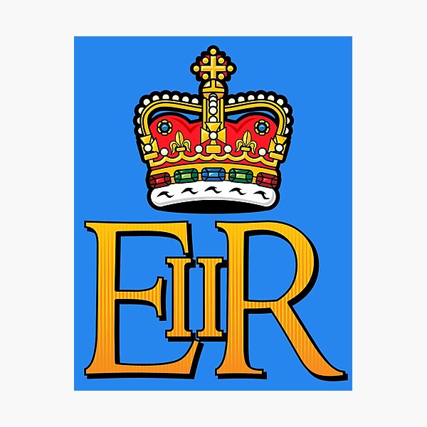 Item preview, The Royal Cypher of Queen Elizabeth II designed and sold by WOOFANG.