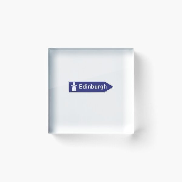 Item preview, Edinburgh uk motorway sign designed and sold by qlobba.