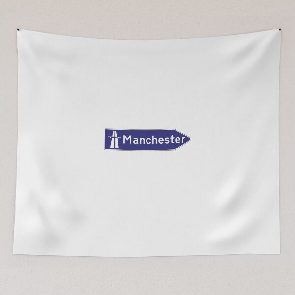 Item preview, Manchester uk motorway sign designed and sold by qlobba.