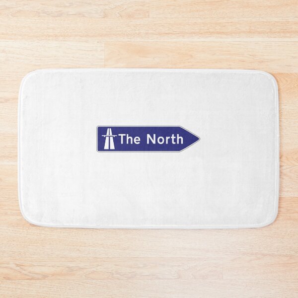 Item preview, The North uk motorway sign designed and sold by qlobba.