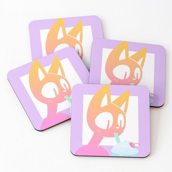 Item preview, cat drinking a milkshake designed and sold by zeebree.