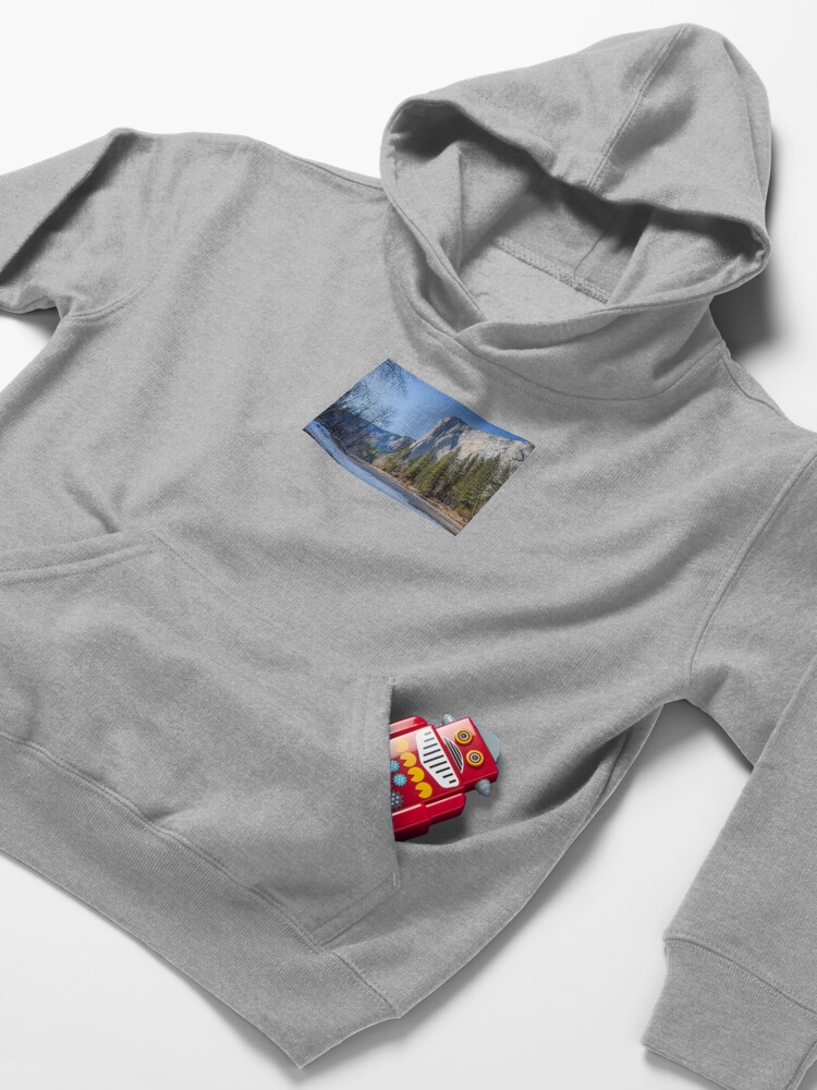 Alternate view of Yosemite, El Capitan Kids Pullover Hoodie