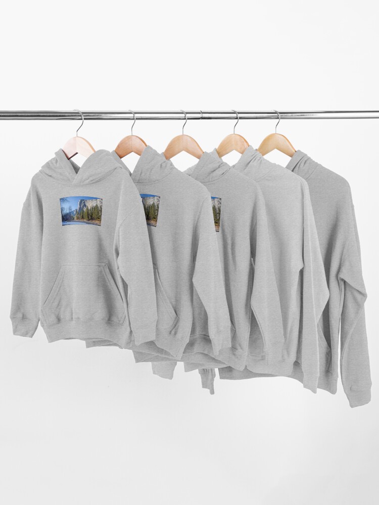Alternate view of Yosemite, El Capitan Kids Pullover Hoodie